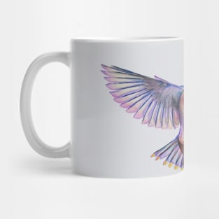 Bohemian Waxwing drawing Mug